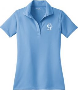 Ladies Micropique Sport Polo, Blue Lake